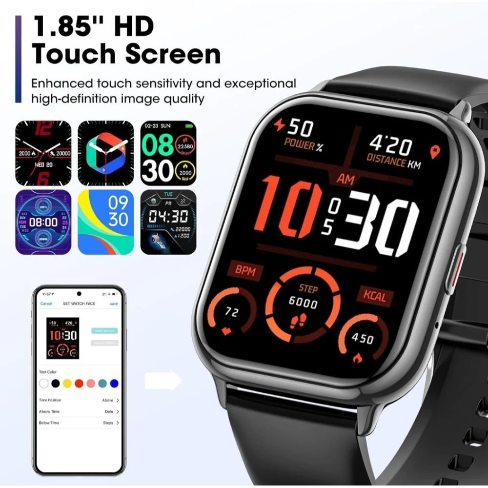 New In Box Smart Watch (Answer/Make Call) Bluetooth Fitness Tracker Heart Rate